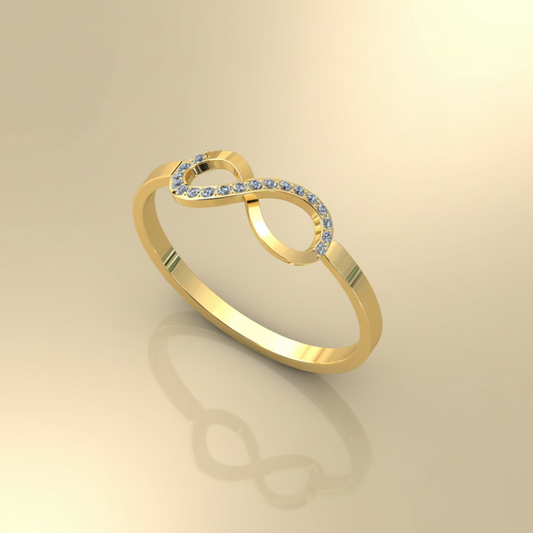 Diamond Infinity Diamond Ring