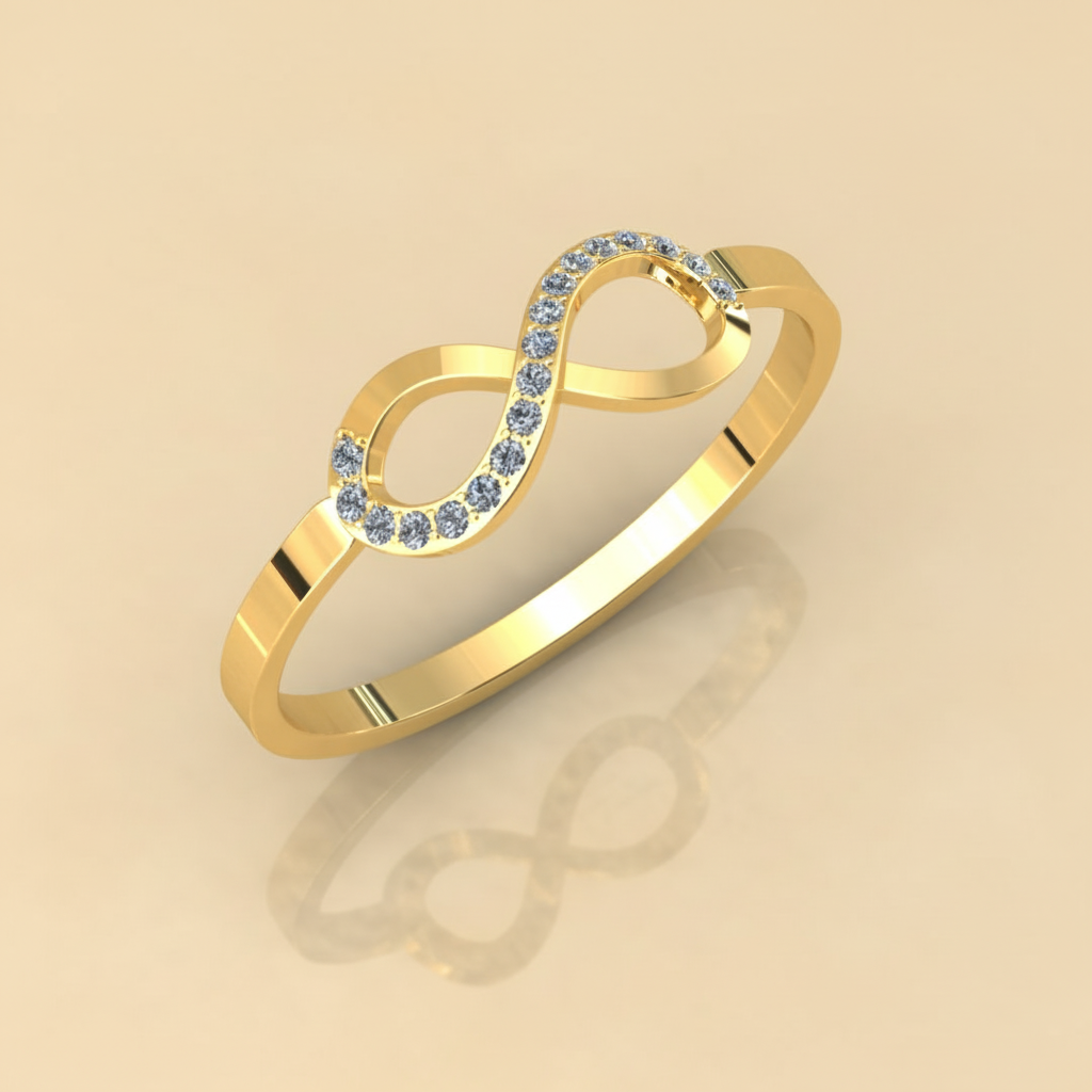 Diamond Infinity Diamond Ring