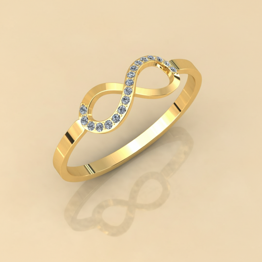 Diamond Infinity Diamond Ring