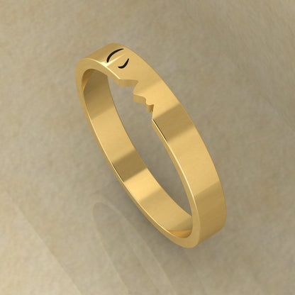 The Kiss Couple Rings