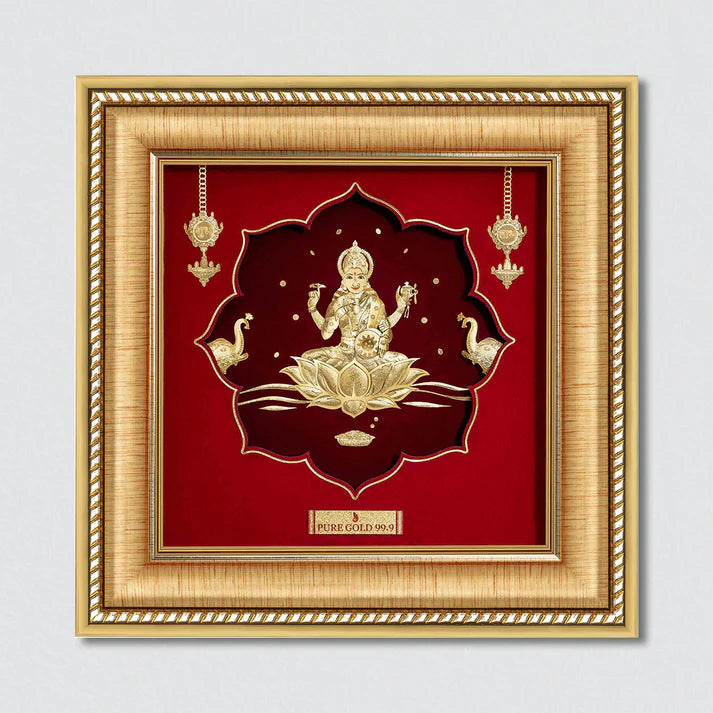 Lotus Lakshmi Painting (Size S)