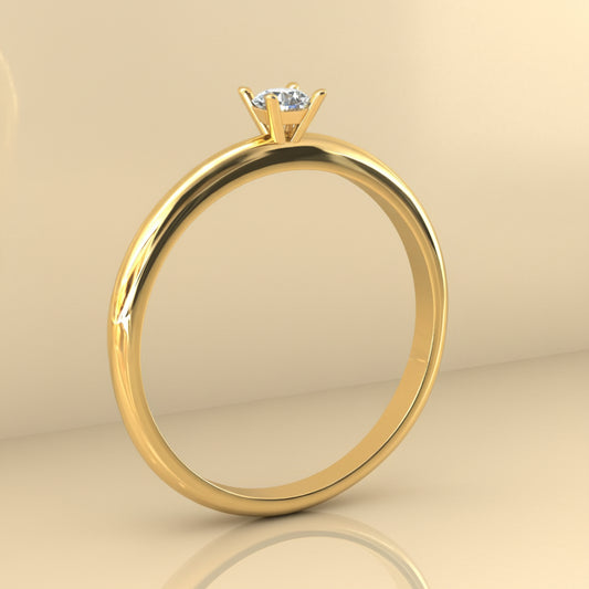 Timeless Solitaire Ring