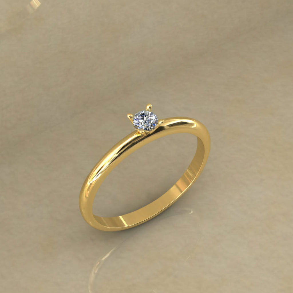 Timeless Solitaire Ring