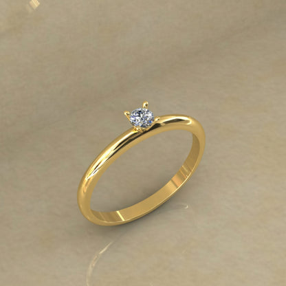 Timeless Solitaire Ring