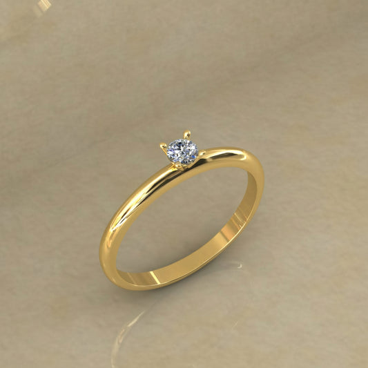 Timeless Solitaire Ring