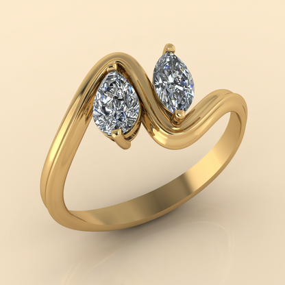 Marquise Melody Ring