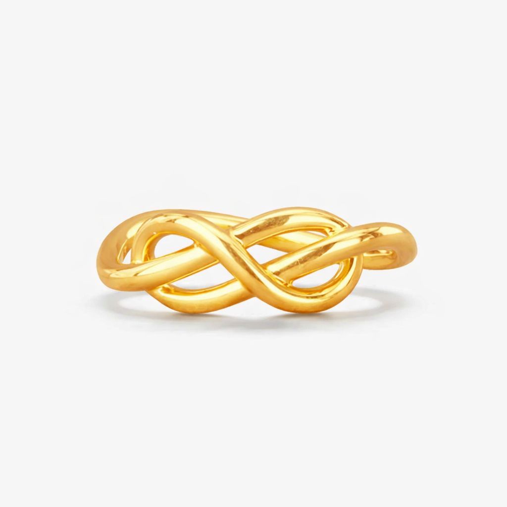 Infinity Knot Gold Ring