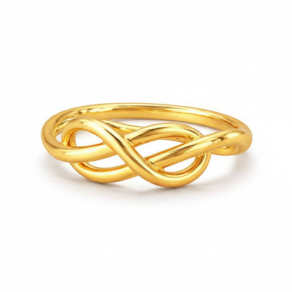 Infinity Knot Gold Ring