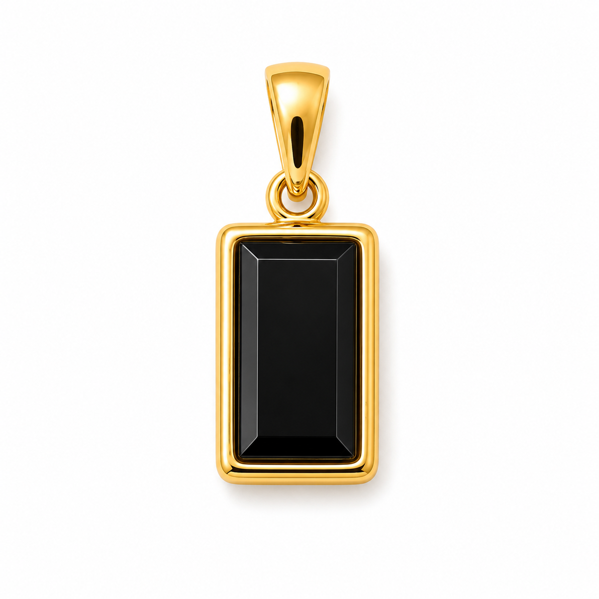 Black Onyx Rakhi cum Pendant