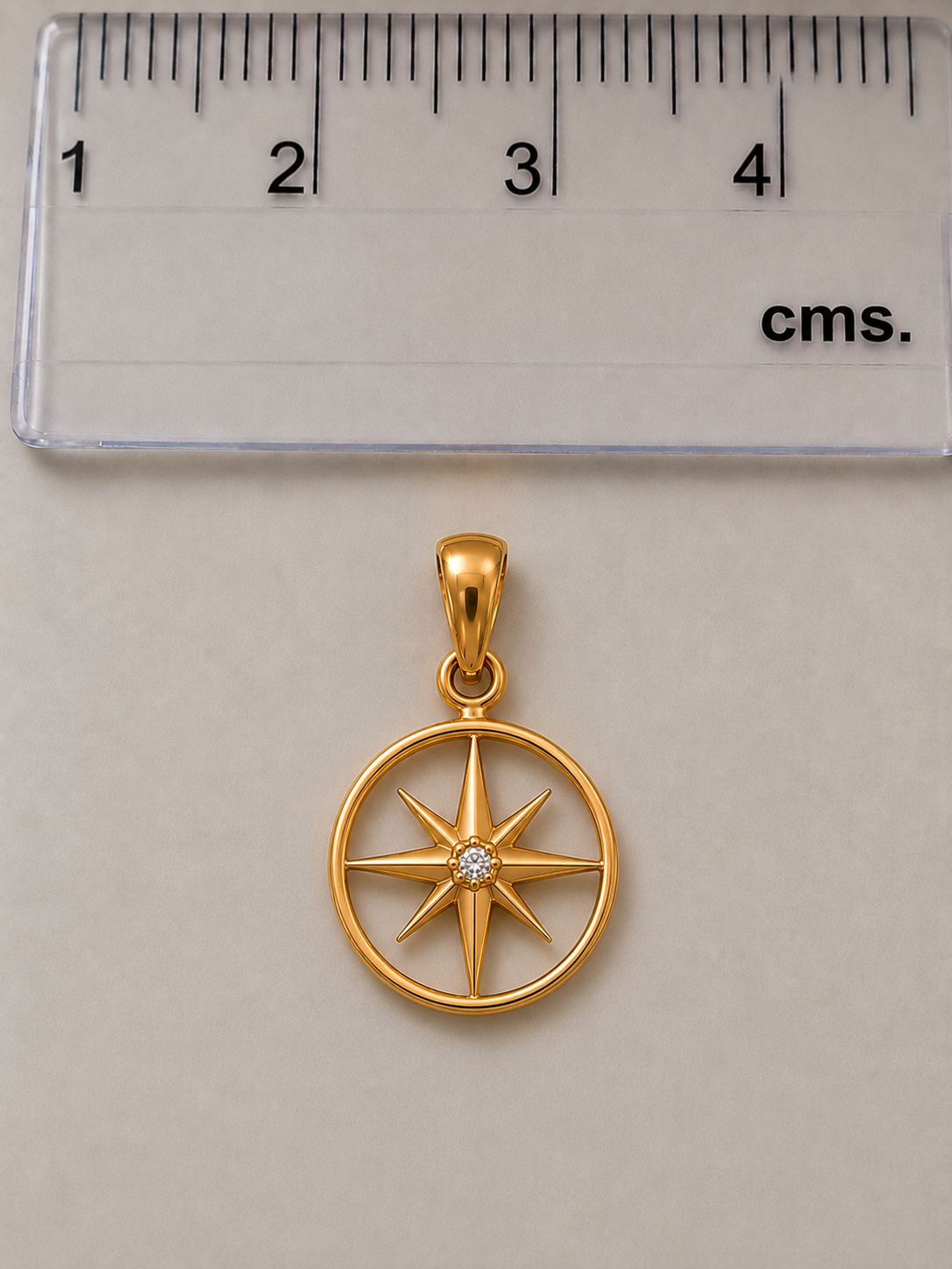 Compass Star Rakhi cum Pendant
