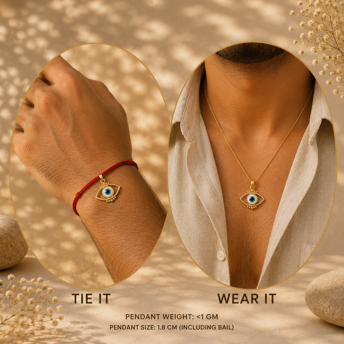 Evil Eye Rakhi cum Pendant