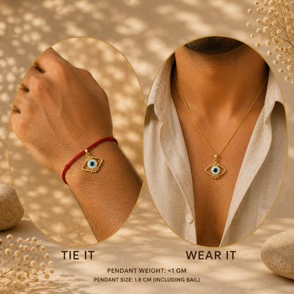 Evil Eye Rakhi cum Pendant