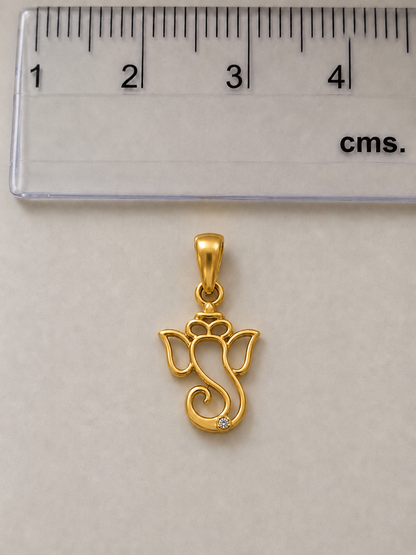 Lord Ganesha Rakhi cum Pendant