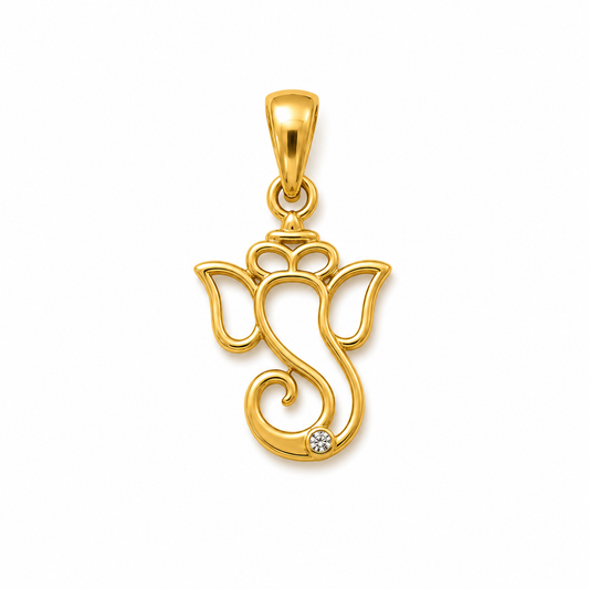 Lord Ganesha Rakhi cum Pendant