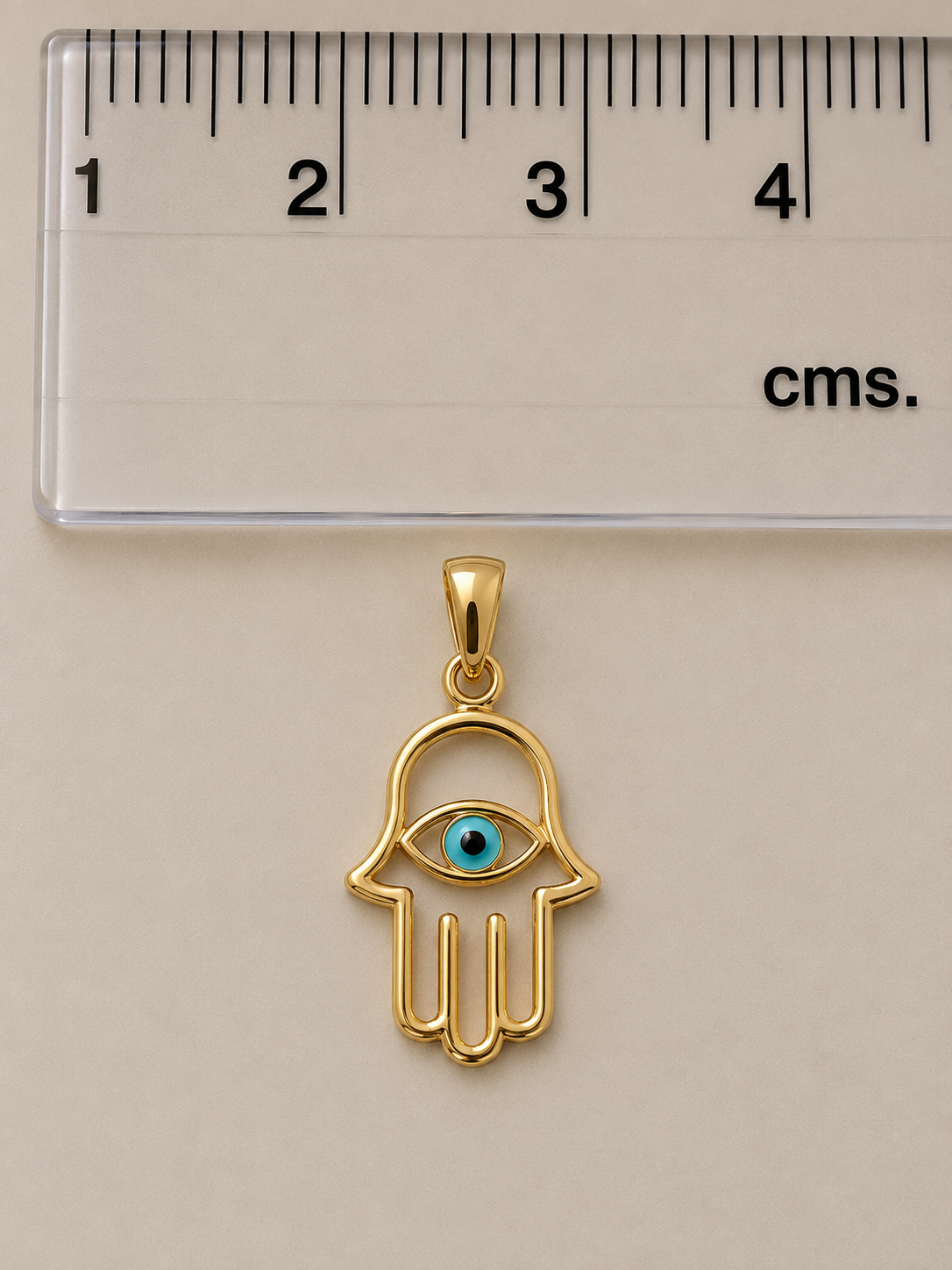 Hamsa Evil Eye Pendant