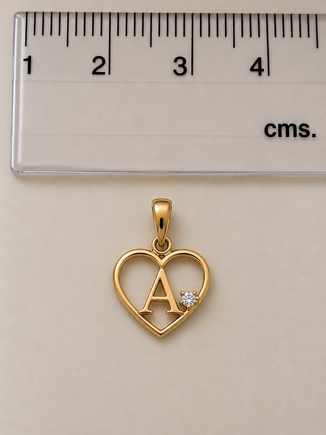 Heart Alphabet Rakhi cum Pendant