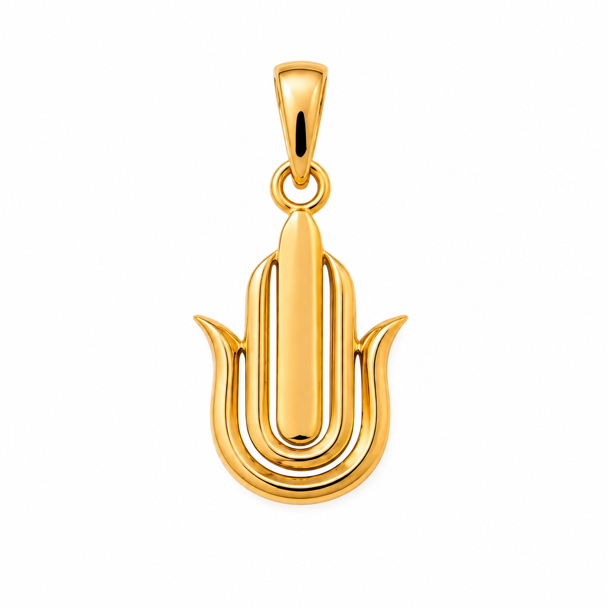 Modern Hamsa Rakhi cum Pendant