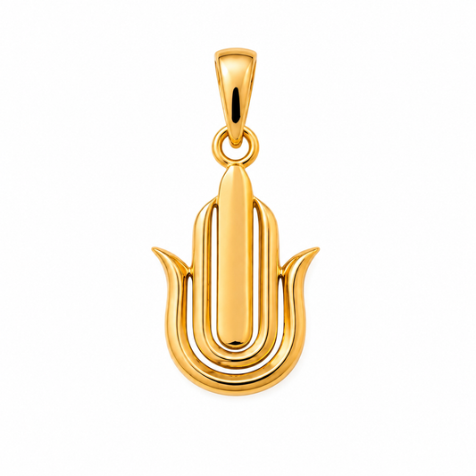 Modern Hamsa Rakhi cum Pendant