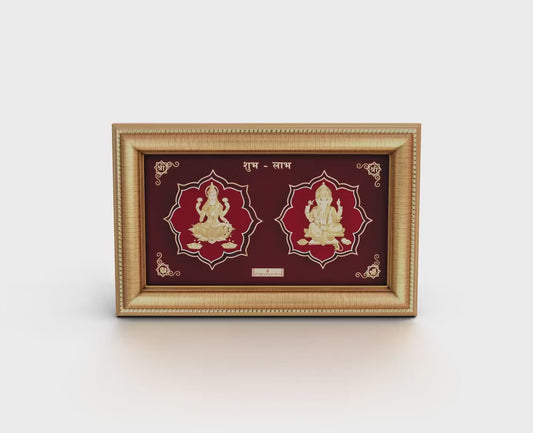 Lakshmi & Ganesha Painting (Size M)