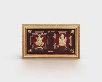 Lakshmi & Ganesha Painting (Size L)