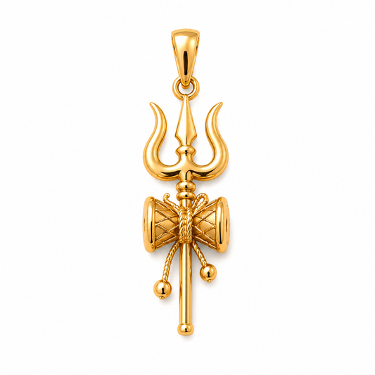 Trishul Damaru Rakhi cum Pendant
