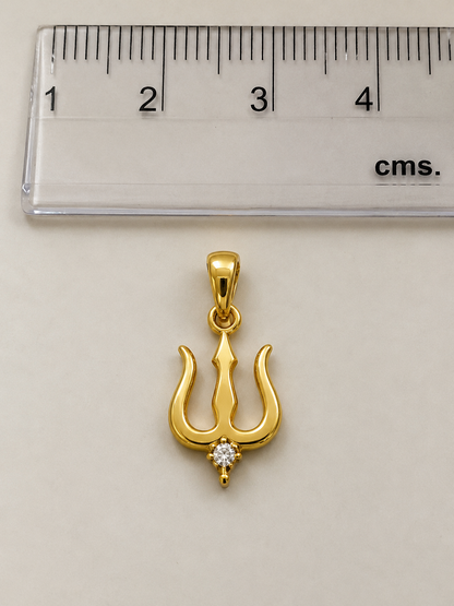 Trishul Rakhi cum Pendant